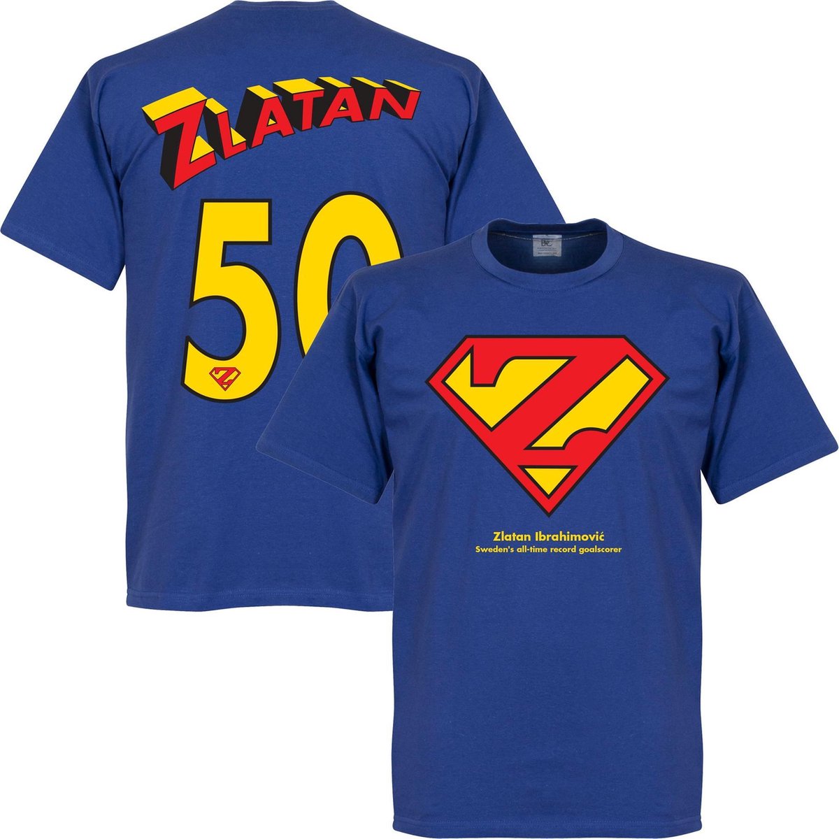 1200x1200.jpg Zlatan Superman T-Shirt - M - Afbeelding 1