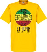 Ethiopië Black Lions T-Shirt - 3XL