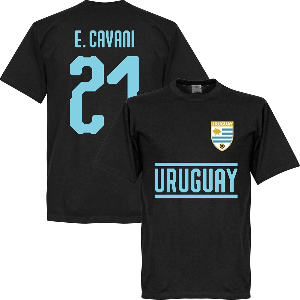 1200x1200.jpg Uruguay Cavani 21 Team T-Shirt - S - Afbeelding 1