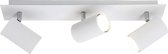 LED Plafondspot - Trion Mary - GU10 Fitting - 3-lichts - Rechthoek - Mat Wit - Aluminium - BSE