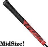 GolfPride New Decade MultiCompound MIDSIZE Grip - Rood Zwart