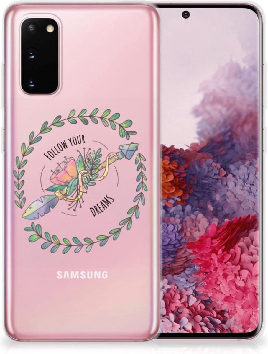 Samsung Galaxy S20 Telefoonhoesje met Naam Boho Dreams