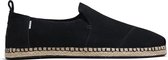 Toms Deconstructed Alpargata Rope Heren Espadrille - Black - Maat 44.5