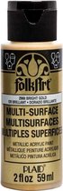 FolkArt Multi-Surface metallic Bright gold 59ml