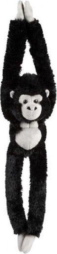 Peluche gorille noire en peluche 65 cm - Peluches Gorilla Monkeys Animaux  de la jungle... | bol.com