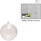 Plastic bal 2-delig pre-packed Ø7cm x4