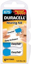 Duracell Hearing Aid batterijen Maat 675 - 6 Stuks