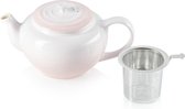 LE CREUSET - Aardewerk - Theepot met filter 1,30l Shell Pink