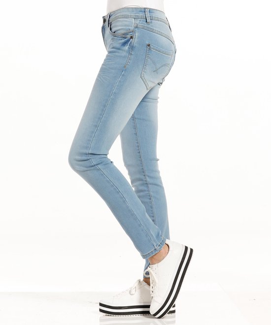 pescara Slim fit jeans Lucy Blauw Dames | bol.com