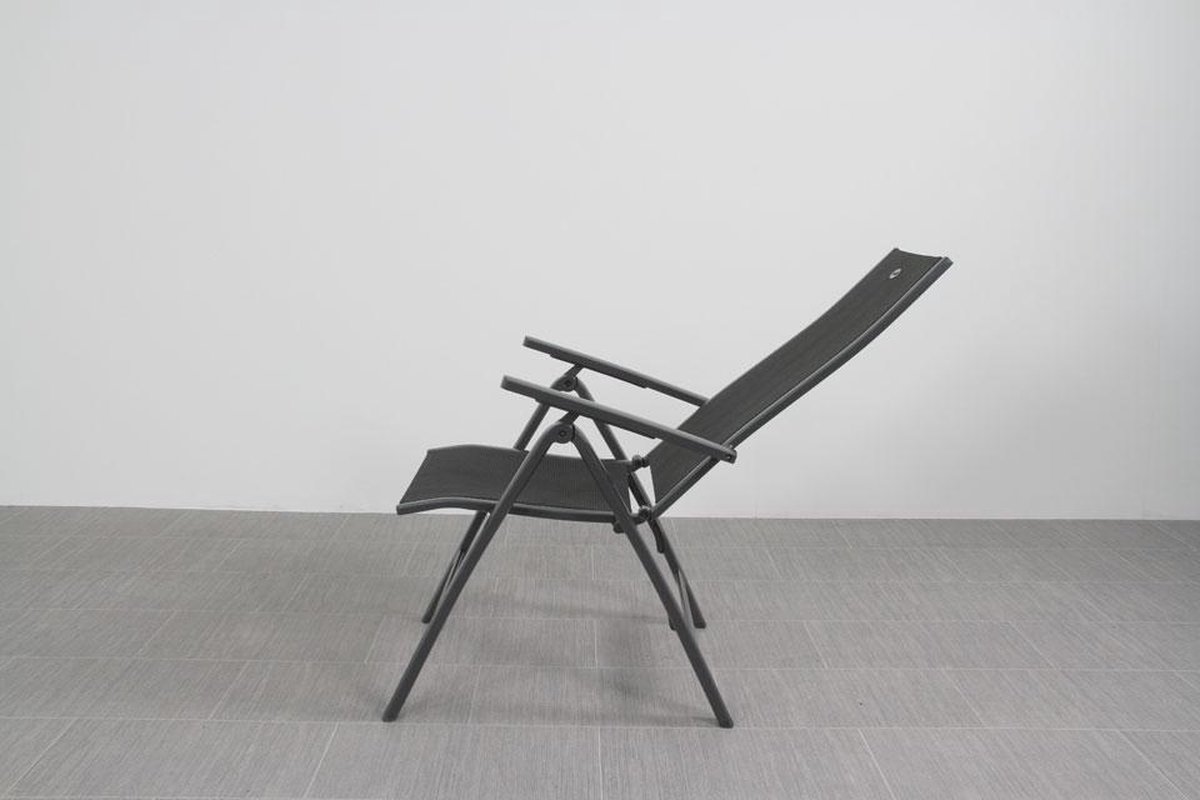Hartman Troy - chaise de jardin réglable - Anthracite - Aluminium