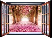 Flowers Pink Background Photo Wallcovering
