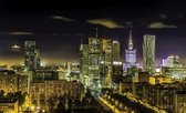 City Warsaw Night Travel  Photo Wallcovering