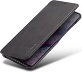 Samsung Galaxy S20 Plus Hoesje Retro Bookcase met Kaarthouder Zwart