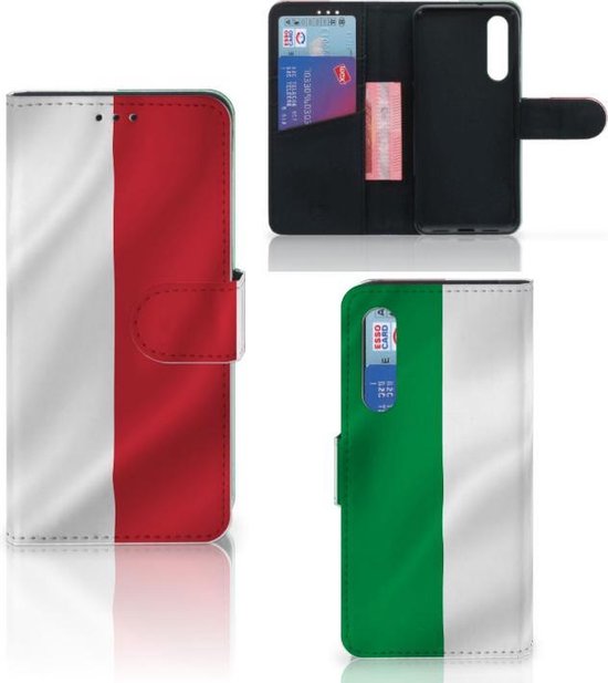 Coque Xiaomi Mi 9 SE Cuir PU Protection Etui Housse pour Drapeau Italien |  bol.com