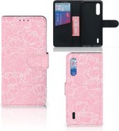 Xiaomi Mi 9 Lite Wallet Case White Flowers