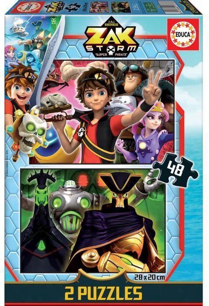 Legpuzzels - EDUCA 2x48 zak storm