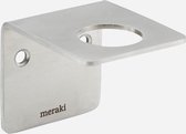 Meraki Geborstelde zilveren afwerking - BadkameraccessoiresKeukenaccessoires - roestvrij staal - 5,8 centimeter x 6,7 centimeter x 5,8 centimeter