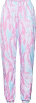 Urban Classics - Tie Dye Trainingsbroek - S - Blauw/Roze