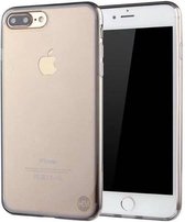 iPhone 8 zwart siliconenhoesje transparant siliconenhoesje / Siliconen Gel TPU / Back Cover / Hoesje Iphone 8 zwart doorzichtig
