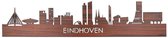 Skyline Eindhoven Palissander hout - 80 cm - Woondecoratie - Wanddecoratie - Meer steden beschikbaar - Woonkamer idee - City Art - Steden kunst - Cadeau voor hem - Cadeau voor haar - Jubileum - Trouwerij - WoodWideCities
