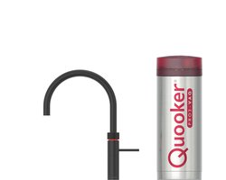 Quooker Fusion Round Black Kokendwaterkraan met PRO3-VAQ Reservoir 3FRBLK, zwart