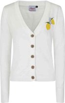 Dancing Days Cardigan -S- LEMON CARDI Wit