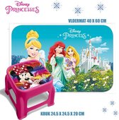 Disney Princess & Minnie Mouse Vloermat en Kruk - Combideal