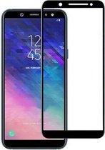 Samsung Galaxy J6 2018 full cover Screenprotector Tempered Glass Black