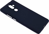 Nokia 7 Plus Case Zwart TPU Hoesje Matte Finish Slim Profile