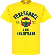 Fenerbahce Established T-Shirt - Geel - XL