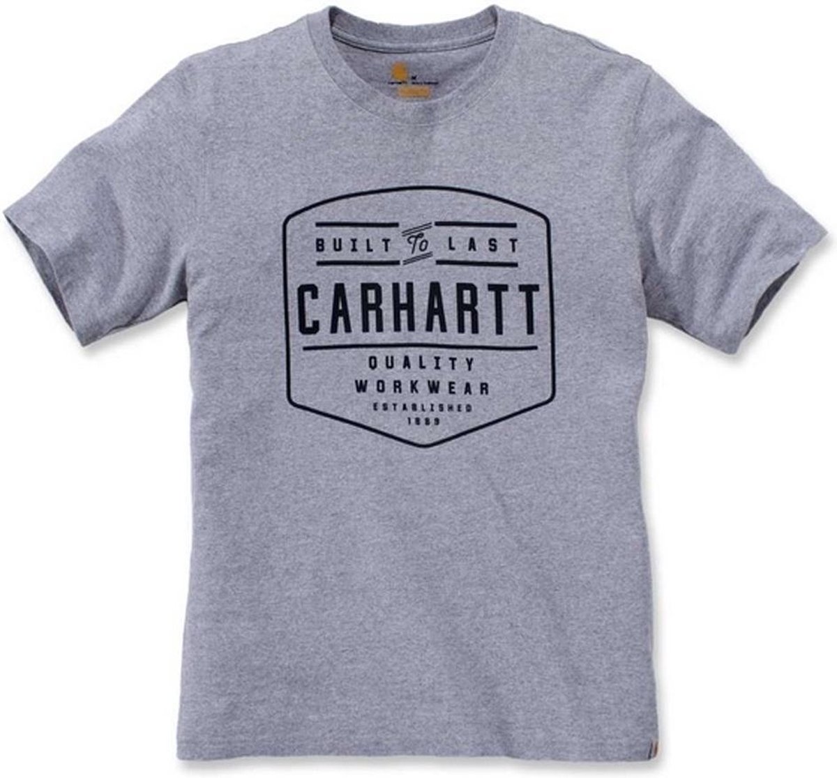Carhartt Build By Hand Heather T-Shirt Heren S Grijs