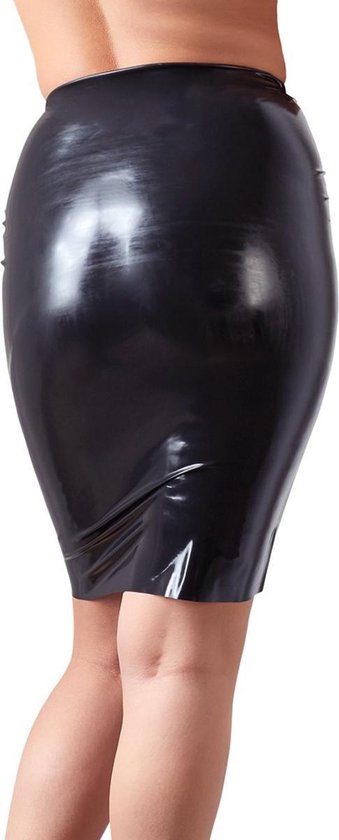 Latex Latex Rok Wetlook En Extreem Spannend Voor Feesten Taille Hoog En Knie Lang