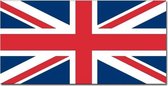 Luxe vlag Verenigd Koninkrijk - 100 x 150 cm - Groot Brittanie/UK landen decoratie
