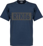 Retake RTK06 Bar T-Shirt - Denim Blauw - S