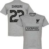 Liverpool Shaqiri 23 Team T-Shirt - Grijs - S