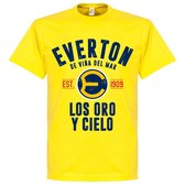 Everton de Chile Established T-Shirt - Geel - S
