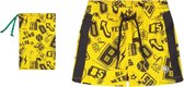 Quapi zwem short Benny empire yellow text