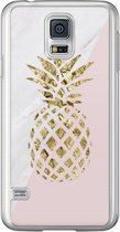 Samsung Galaxy S5 (Plus) / Neo siliconen telefoonhoesje - Ananas