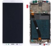 Huawei Mate 10 Lite RNE-L01 LCD Display Module + Touch Screen Display + Frame, Wit/Goud, Incl. Battery 3340mAH, 02351QXU;02351QEY