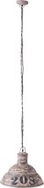 Hanglamp | Ø 39*31 cm / E27/max 1*25W | Grijs | Ijzer | Clayre & Eef | 6LMP556