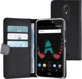 Azuri Wiko U Pulse Lite hoesje - Book cover - Zwart
