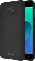 Azuri Asus Zenfone 4 Selfie hoesje - Zand textuur backcover - Zwart