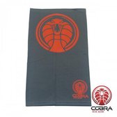 Bandana Cobra grijs rood voorzien van PM2.5 Filter + 5 PM2.5 Filters | Stretch | 140gsm anti-UV Polyester | 25 x 50cm