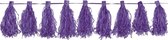 Amscan Slinger Met Kwastjes Garland 3 Meter Paars