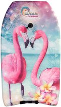 Wave Breakers Bodyboard met Flamingo Print 83 cm