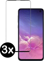 Samsung Galaxy S10e Screenprotector Glas Tempered Glass - 3 PACK
