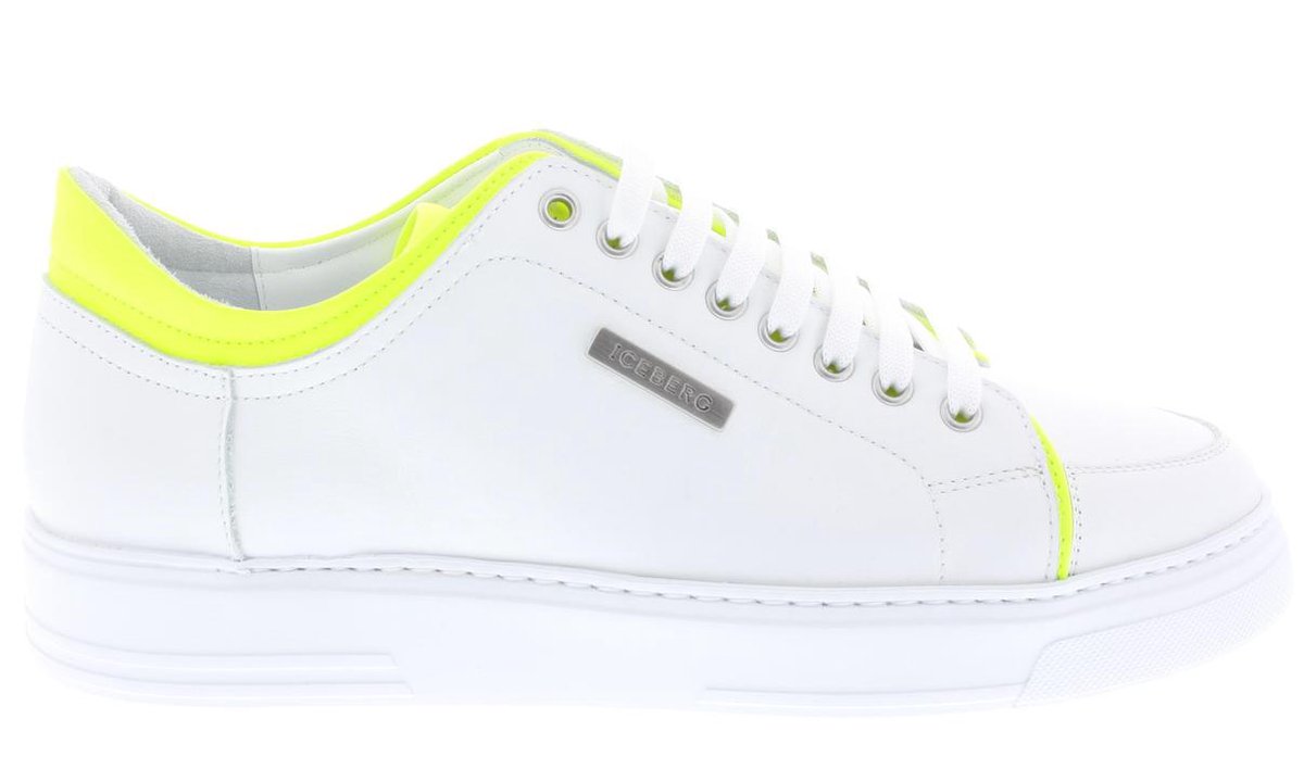 Heren Veterschoenen Iceberg Iceberg Iu1288a Bianco Wit - Maat 42