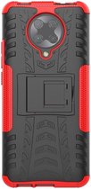 Xiaomi Poco F2 Pro Robuust Hybride Hoesje Rood