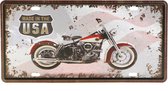 Wandbord - Retro Vintage - Wand Bord -  Muur Kamer Decoratie - Metaal Emaille -  Reclame Wandborden - Mancave Metalen Bord – Kroeg - Bar – Cafe -  Metalen Bord -  Made in USA - Mot