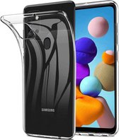 Cazy Samsung Galaxy A21s hoesje - Soft TPU case - transparant